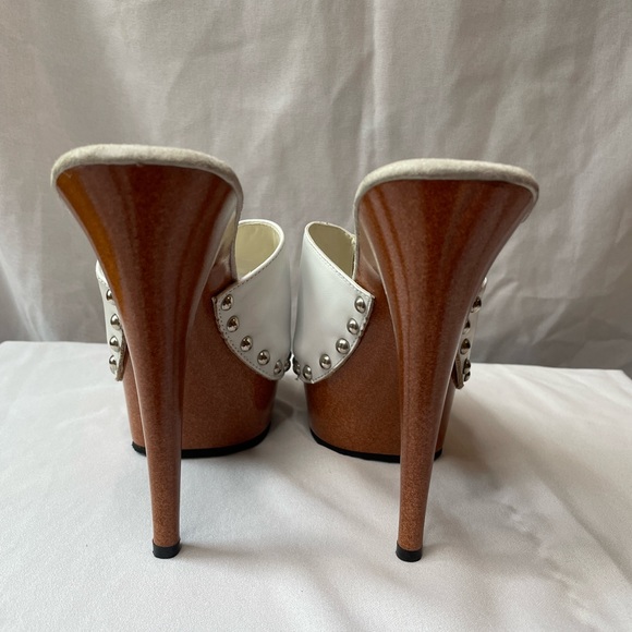 SOLD DEADSTOCK Pleaser Delight 601-12 Platform Stiletto Heels Size 9 - Picture 7 of 9